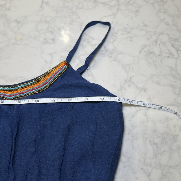 NWT Iz Byer Navy Mini Dress Beaded Size XS - Picture 6 of 7